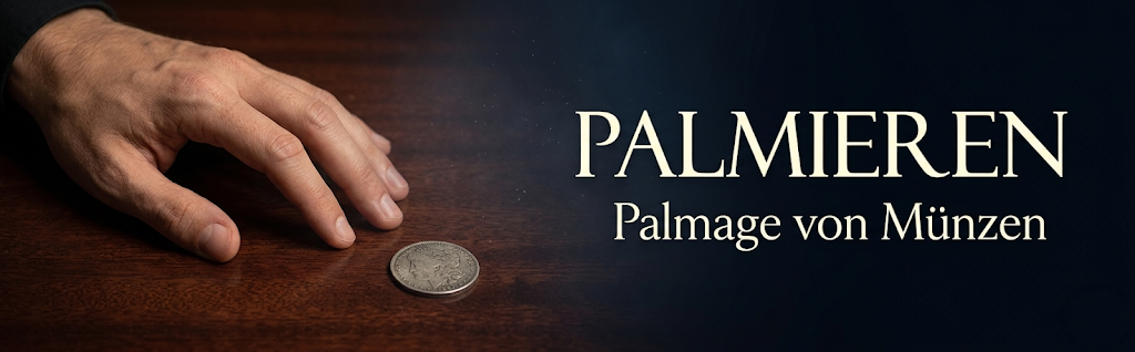 Palmage von Münzen im Zauberlexikon von New Magic Line