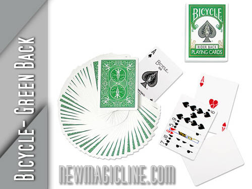 Bicycle Karten Poker Deck - Green Back - Spielkarten mit...