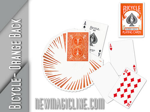 Bicycle Karten Poker Deck - Orange Back