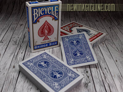 Bicycle Bridge size Spielkarten in Rot oder Blau - Bicycle Karten für kleinere Hände