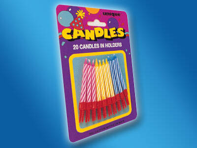 36 Stück Gold Spiral Geburtstagskerzen - 14cm Tortenkerzen Mit Halter Für Kuchen