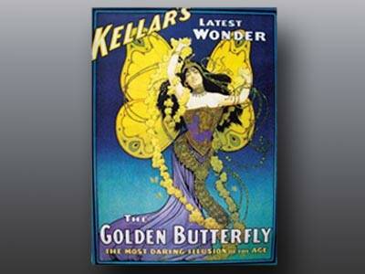 Poster Kellars Golden Butterfly - Zauberzubehör