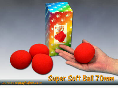 Sponge Balls Jumbo 4er 70mm - Zaubertrick