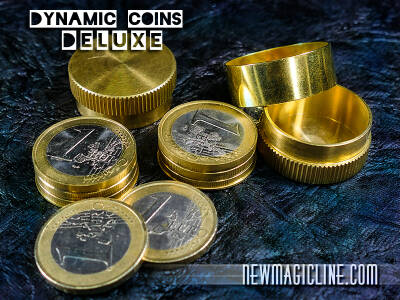 Dynamic Coins - 1 Euro Münztrick deluxe - ganze Münzstapel erscheinen und verschwinden