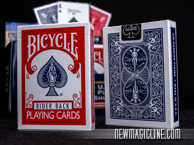 Bicycle Karten 808 ALTES Schachteldesign Rot