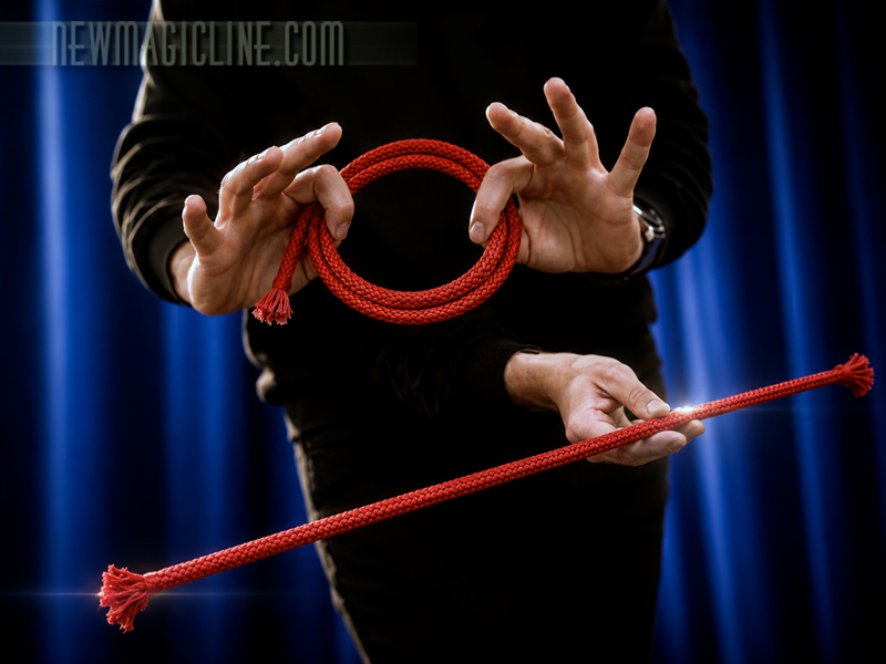 Starres und steifes Seil Stiff Rope Farbe Rot - Seiltrick