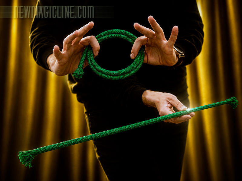 Starres und steifes Seil Stiff Rope Farbe Grün - Seiltrick