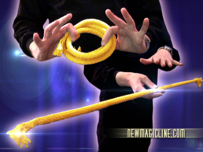 Starres und steifes Seil Stiff Rope Farbe Gelb - Seiltrick
