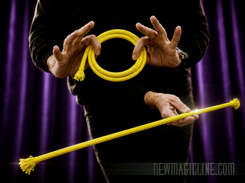 Starres und steifes Seil Stiff Rope Farbe Gelb - Seiltrick
