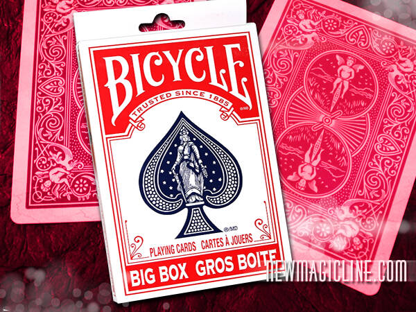 Riesenkarten Bicycle - Big Box - Rot