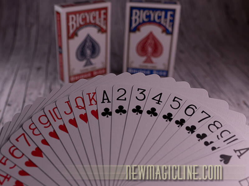Bicycle Bridge size Karten in Rot oder Blau - Kartenspiel Rot