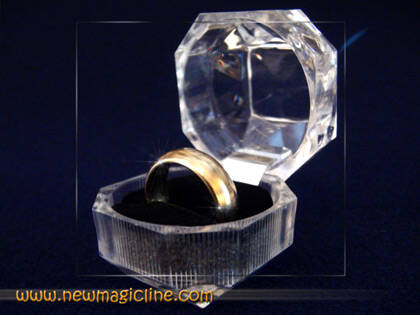 PK Ring Magnetring Neodym gold 19mm - Zaubern