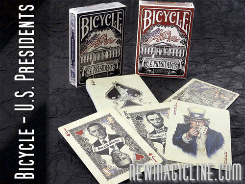 Bicycle U.S. Presidents - Spielkarten Rot