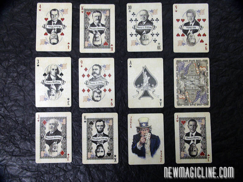 Bicycle U.S. Presidents - Spielkarten Rot