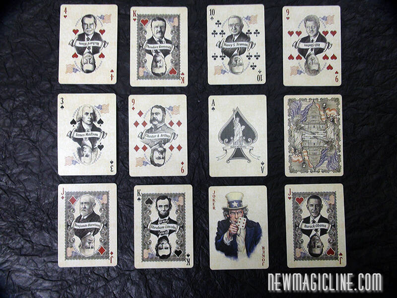 Bicycle U.S. Presidents - Spielkarten Rot