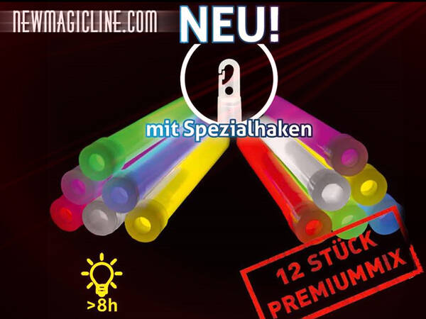 Power Knicklicht - 12erPack - 6 Farb-Mix