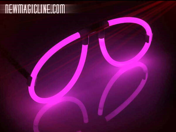 Knicklicht Brille - verschiedene Farben Pink