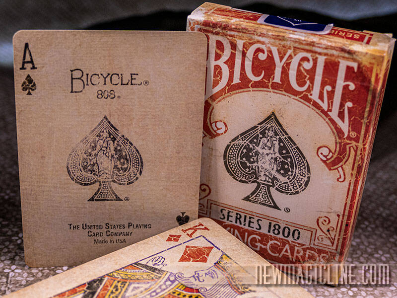 Bicycle Vintage series 1800 Red back Marked