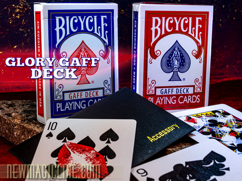 Glory Gaff Deck Bicycle | BLAU oder ROT Gimmickkarten