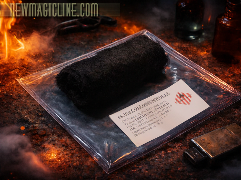 Pyrowatte Flash Cotton 10 Gramm schwarz - Pyroeffekt