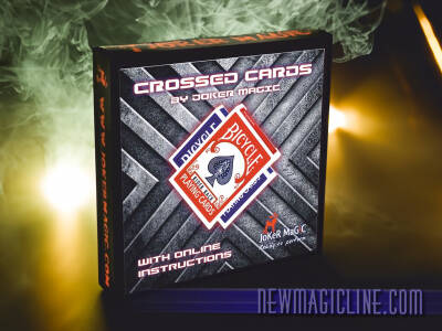 Crossed Cards Joker Magic - gekreutze Kartenspiele - Kartentrick für Anfänger
