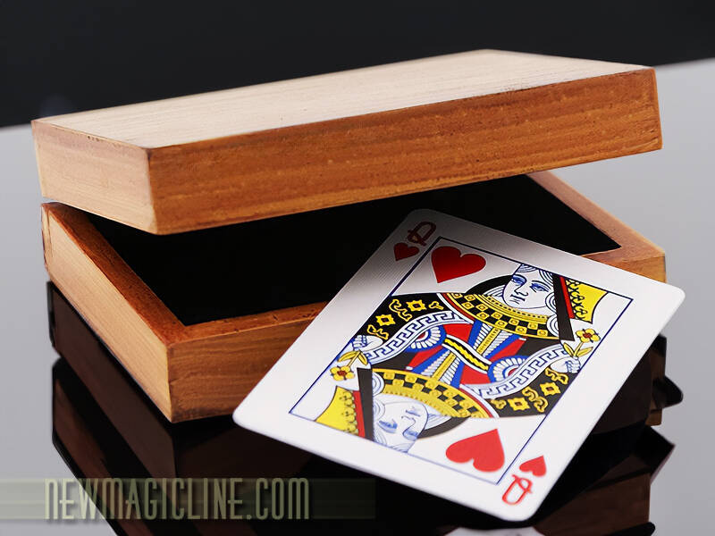 Card Case Holz magnetisch - zum eleganten Austausch von flachen Gegenständen