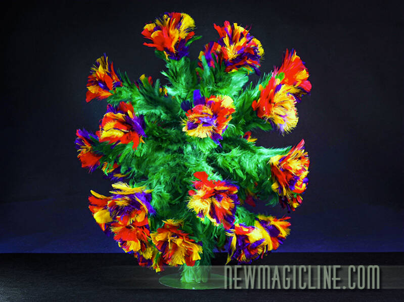 Botania - erscheinender Blumenstrauß multicolor