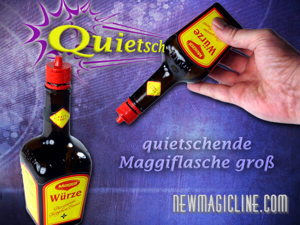 Quietschende Maggi Flasche Groß 250gr - Geben Sie...