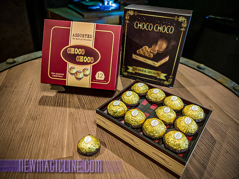 Choco Choco by Tora Magic - Pralinen erscheinen sichtbar...