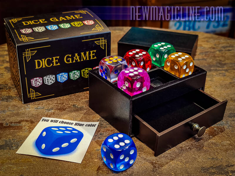 Dice Game by Tora Magic - Eine 100% sichere Vorhersage mit 6 transparenten Würfeln.