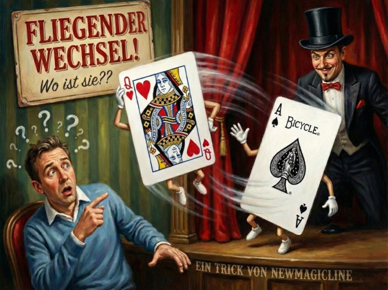 Fliegender Wechsel - 2 Karten tauschen ständig die...