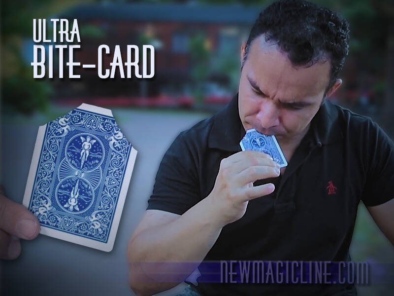 Mit der Ultra Bite Card können Sie jetzt 2 Ecken einer Spielkarte abbeissen.