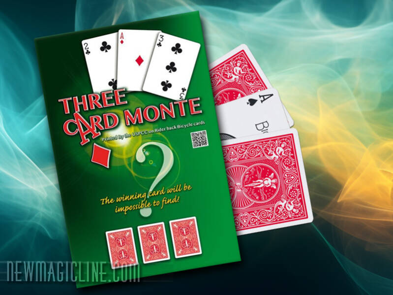 Three Card Monte ist ein Kartentrick, wo der Zuschauer...