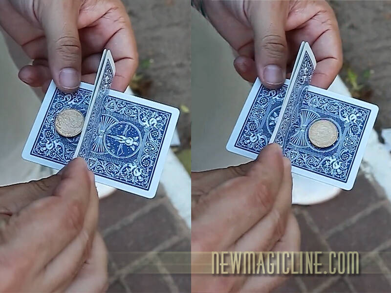 Mit Flash Coin können sie SICHTBAR Münzen erscheinen und verschwinden lassen. Sie können Durchdringungen und Münzwechsel ebenfalls sichtbar vorführen.