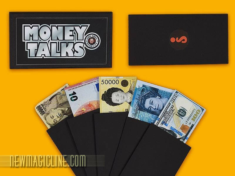 Money Talks ist eine Geldschein Vorhersage, bei der der Zuschauer die freie Wahl hat. Ein perfekter Trick für Anfänger