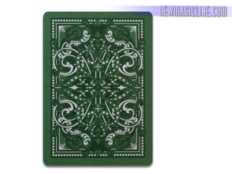 Jacquard Playing Cards: Exklusives Kartenspiel mit smaragdgrüner und silberner Folie