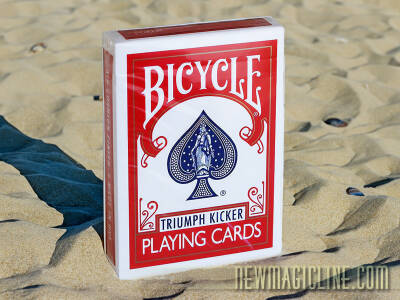 Triumph Kicker Deck - Karten drehen sich um und werden weiß - Kartentrick