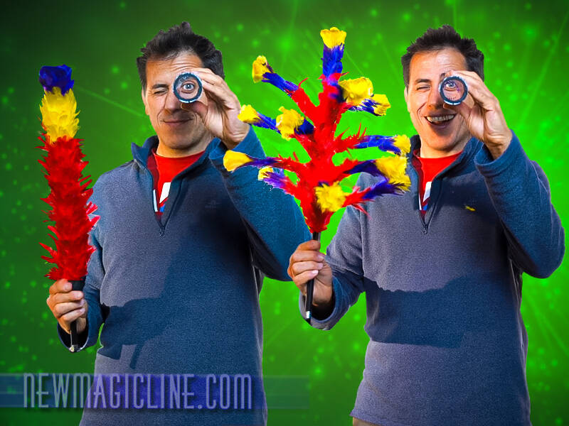 Super Plumes to Bouquet - Eine Riesen Federblume verwandelt sich in einen bunten Blumenstrauß