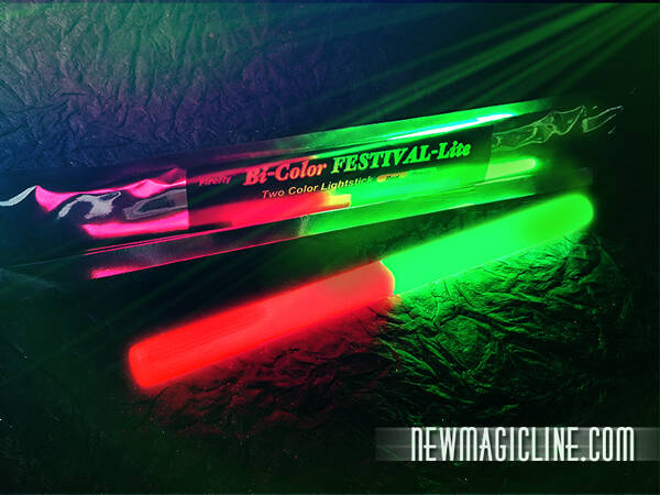 Festival Knicklicht Bicolor groß  - 3er Set