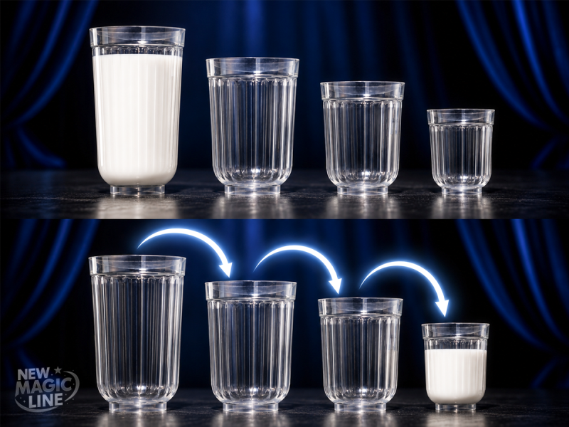 Diminishing Milk - schrumpfende Milch - Zaubertrick