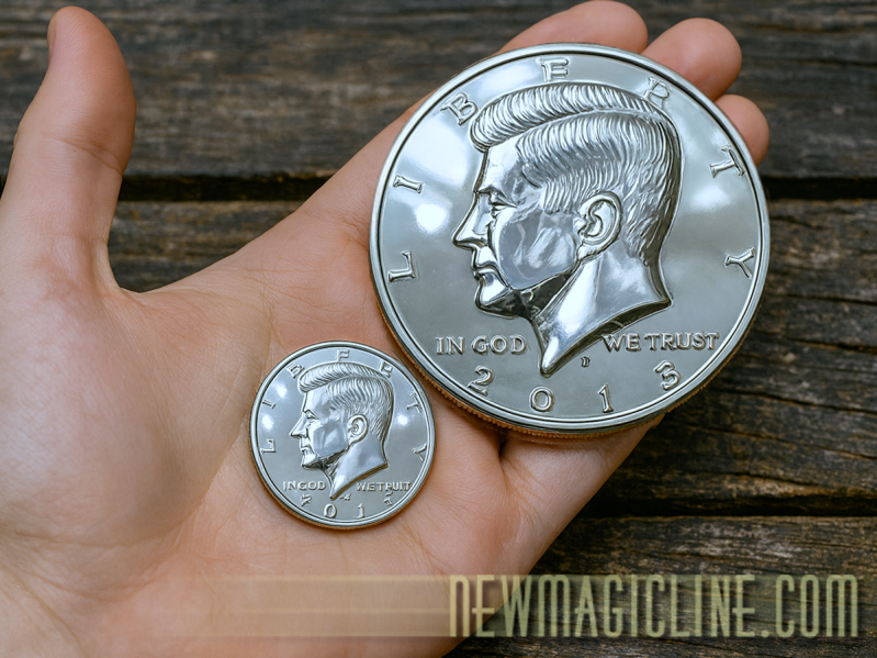 Jumbo Half Dollar – große Münze (7,5cm)