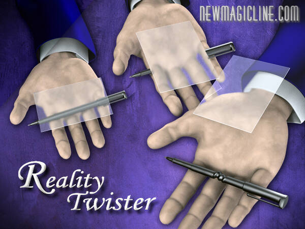 Bei Reality Twister verschwindet die Mitte eine Stiftes....