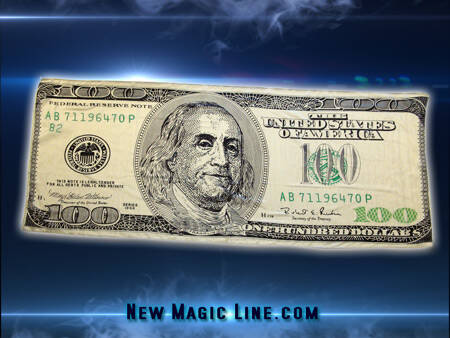 100 $ bill Silk 36 inch - Magic by Gosh - Zaubertrick