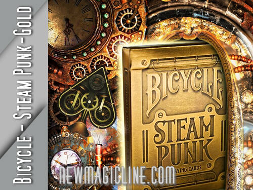 Bicycle Steampunk Gold - Spielkarten