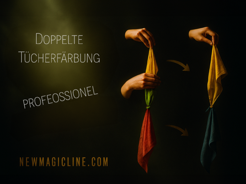 Doppelte Tücherfärbung professionel aus Seide -...