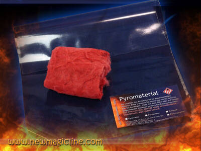 Pyrowatte Flash Cotton 10 Gramm ROT - Pyroeffekt