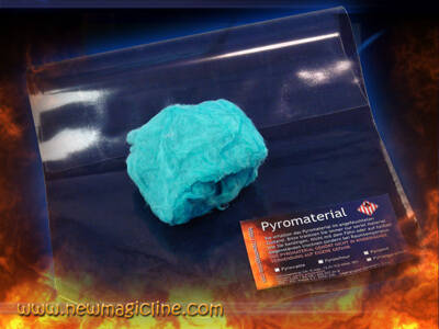 Pyrowatte Flash Cotton 10 Gramm BLAU - Pyroeffekt