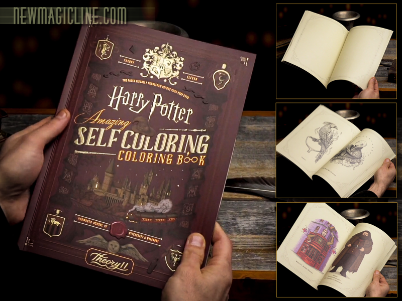 Harry Potter Self-Coloring Book - Färbebuch für Kinder