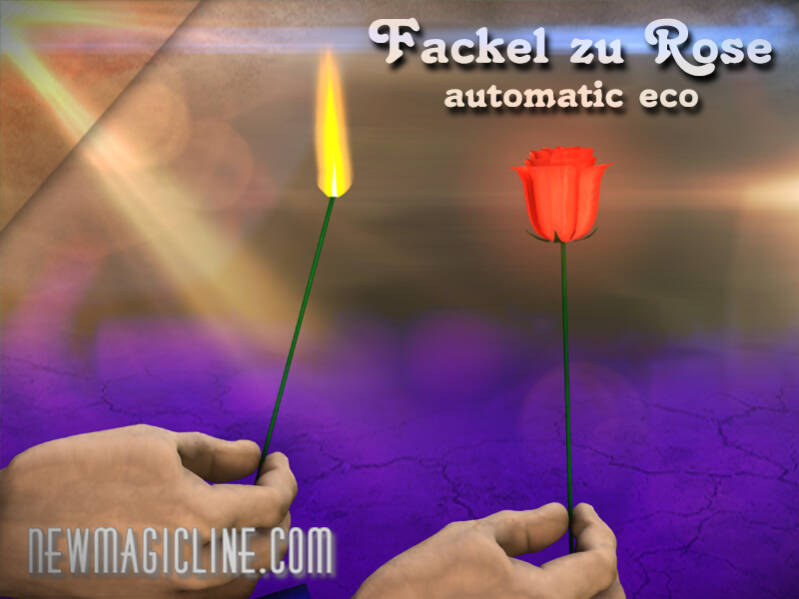 Fackel zu Rose automatic eco - Zaubertrick