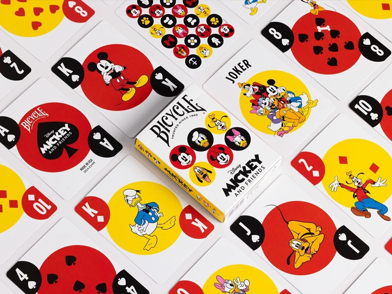 Bicycle Disney Mickey and Friends Spielkarten Bildseiten